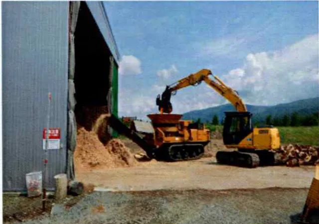 バイオマス事業の作業風景 3